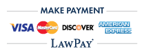 Make Payment | Visa | Master Card | Discover | American Express | LawPay